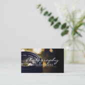 プロフェッショナル撮影カメラレンズポートレート 名刺 (スタンド正面)