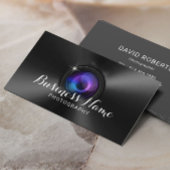 プロフェッショナル撮影カメラレンズ金フェイク属 名刺