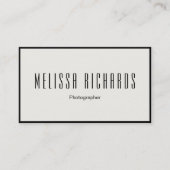 プロフェッショナル撮影クリエイティブ 名刺 (正面)