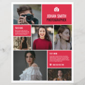 プロフェッショナル撮影フライヤーテンプレート (正面)