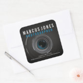 プロフェッショナル撮影者カメラのレンズシール スクエアシール (封筒)