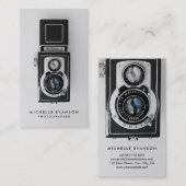 プロフェッショナル撮影者ヴィンテージカメラ 名刺 (正面/裏面)