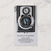 プロフェッショナル撮影者ヴィンテージカメラ 名刺 (裏面)