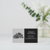 プロフェッショナル整備及び工具付き大工 名刺 (スタンド正面)