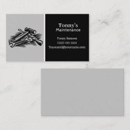 プロフェッショナル整備及び工具付き大工 名刺