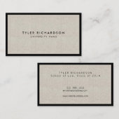 プロフェッショナル新規大学院生名刺 コーリングカード (正面/裏面)