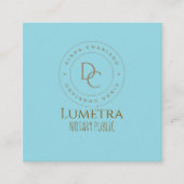 プロフェッショナル方公証公証人公証 コーリングカード (正面)