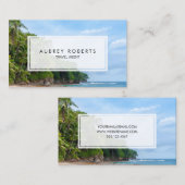 プロフェッショナル旅行剤熱帯ビーチ 名刺 (正面/裏面)