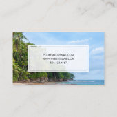 プロフェッショナル旅行剤熱帯ビーチ 名刺 (裏面)