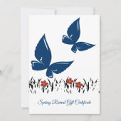 プロフェッショナル春蝶ギフト証明書 (正面)