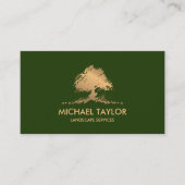 プロフェッショナル景観樹木工事業および芝生気に 名刺 (正面)