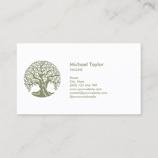 プロフェッショナル景観樹木工事業および芝生気に 名刺 (裏面)