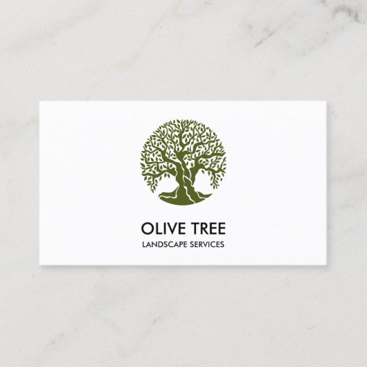 プロフェッショナル景観樹木工事業および芝生気に 名刺 (正面)