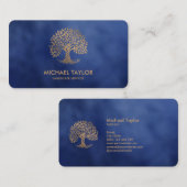 プロフェッショナル景観樹木工事業および芝生気に 名刺 (正面/裏面)