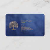 プロフェッショナル景観樹木工事業および芝生気に 名刺 (裏面)