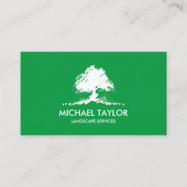 プロフェッショナル景観樹木工事業および芝生気に 名刺