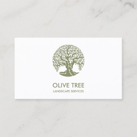 プロフェッショナル景観樹木工事業および芝生気に 名刺 (正面)