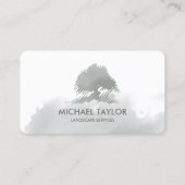 プロフェッショナル景観樹木工事業および芝生気に 名刺 (正面)