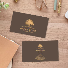 プロフェッショナル景観樹木工事業および芝生気に 名刺