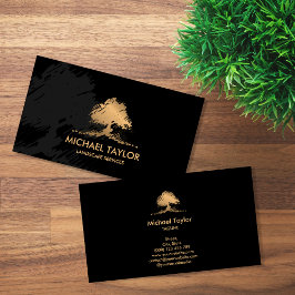 プロフェッショナル景観樹木工事業および芝生気に 名刺