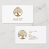 プロフェッショナル景観樹木工事業および芝生気に 名刺 (正面/裏面)