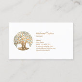 プロフェッショナル景観樹木工事業および芝生気に 名刺 (裏面)