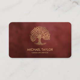 プロフェッショナル景観樹木工事業および芝生気に 名刺