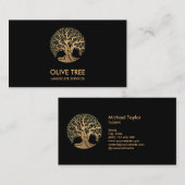 プロフェッショナル景観樹木工事業および芝生気に 名刺 (正面/裏面)