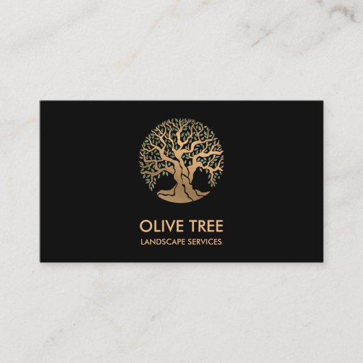 プロフェッショナル景観樹木工事業および芝生気に 名刺 (正面)