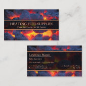 プロフェッショナル暖房サービス – 名刺 (正面/裏面)