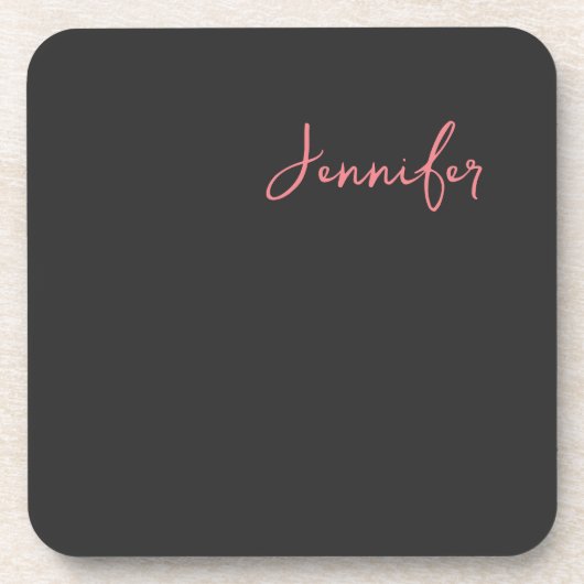 プロフェッショナル書名ミニマル平野 コースター (正面)