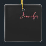 プロフェッショナル書名ミニマル平野 セラミックオーナメント<br><div class="desc">なぜ古い魅力のないファッションドテンプレートと一緒に行く？このデザイン与えは、あなたの本当の人格を示す機会を与える。</div>