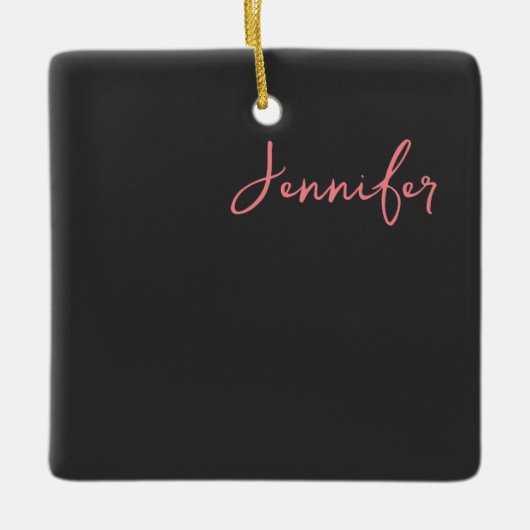 プロフェッショナル書名ミニマル平野 セラミックオーナメント (正面)