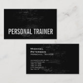 プロフェッショナル木効果フィットネス名刺 名刺 (正面/裏面)