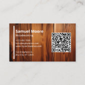 プロフェッショナル木工テンプレート 名刺 (正面)