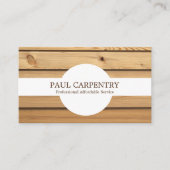 プロフェッショナル木工大工名刺 名刺 (正面)