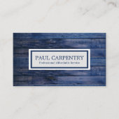 プロフェッショナル木工大工名刺 名刺 (正面)