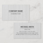 プロフェッショナル木目ルック#5 名刺 (正面/裏面)