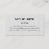 プロフェッショナル木目ルック#5 名刺 (裏面)