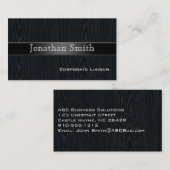 プロフェッショナル木目名刺 名刺 (正面/裏面)