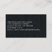プロフェッショナル木目名刺 名刺 (裏面)