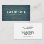 プロフェッショナル木目大工素朴大工 名刺 (正面/裏面)