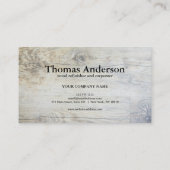 プロフェッショナル木目素朴大工 名刺 (裏面)