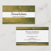 プロフェッショナル木目素朴大工 名刺 (正面/裏面)