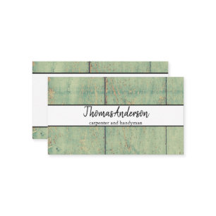 プロフェッショナル木目素朴大工 名刺