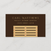 プロフェッショナル木製パレットクレート 名刺 (正面)