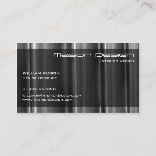 プロフェッショナル板金ワーカー名刺 名刺 (裏面)