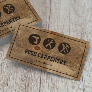 プロフェッショナル枠木工の修理 名刺