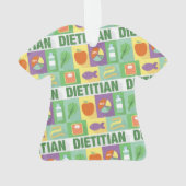 プロフェッショナル栄養士アイコニック設計 オーナメント (裏面)