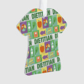 プロフェッショナル栄養士アイコニック設計 オーナメント (正面)